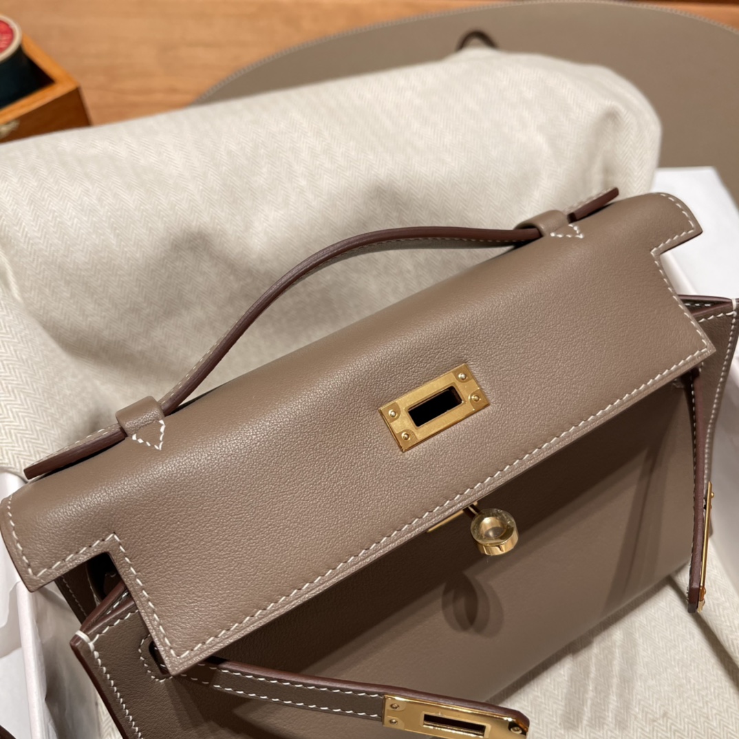 에르메스 켈리 포쉐트 에토프 금장